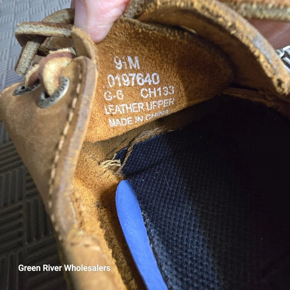 Sperry‎ Top-Sider Men's Leather Boat Shoes Tan Brown Classic Deck Casual Size 9